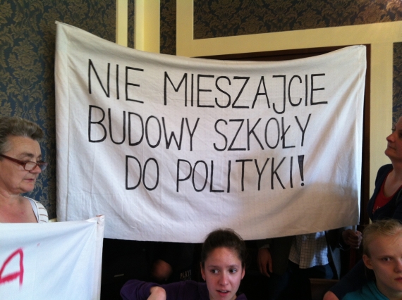 Protest na sesji w Oławie (FOTO) - 6