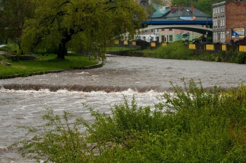 Dolny Śląsk bezpieczny, nie grozi nam powódź (AKTUALIZACJA) - Sobota, rzeka Biała Lądecka; fot. Radosław Pietraga