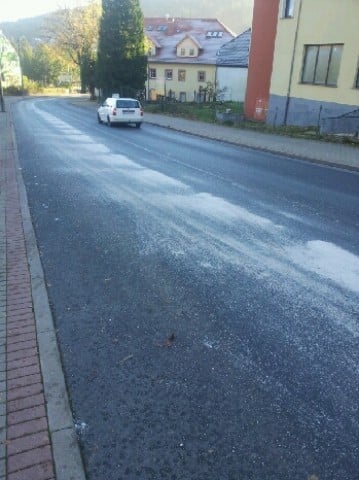Biały Świeradów Zdrój. Śniegu nie ma, jest... sól (FOTO) - 1