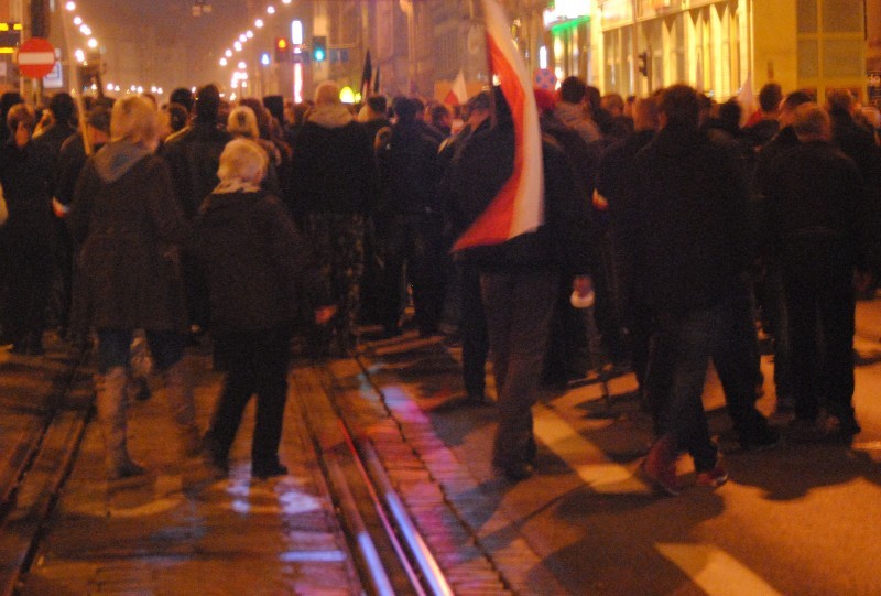 Święto Niepodległości: Tysiące ludzi i osiem osób zatrzymanych - fot. Gregor Niegowski (Radio Wrocław)