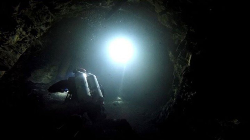 Rekord w głębokości nurkowania jaskiniowego pobity - Zdjęcia: Centrum Nurkowe Anaconda