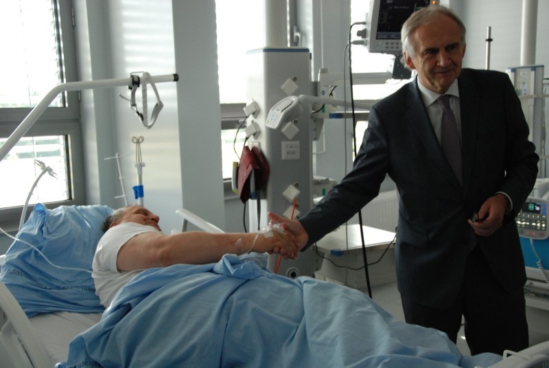 Minister Zembala wizytuje nowy szpital we Wrocławiu - fot. Elżbieta Osowicz