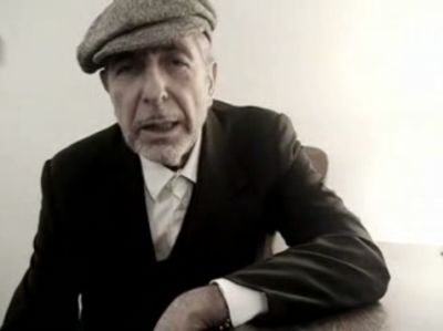"Na 99 proc. Leonard Cohen wystąpi we Wrocławiu" - (Kadr z teledysku "Because Of")